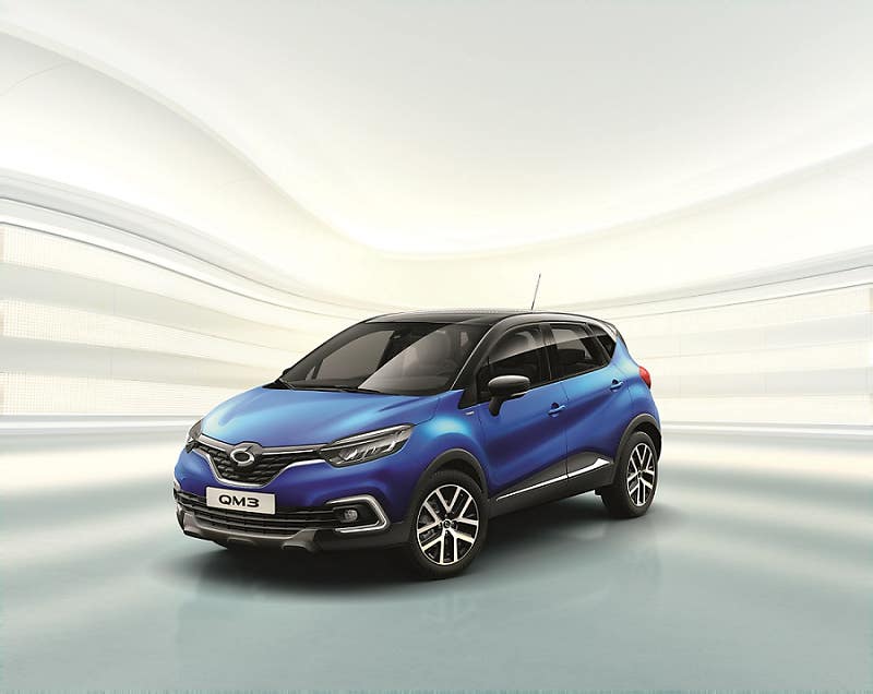 아이언 블루 컬러로 화장을 고친 르노삼성 QM3