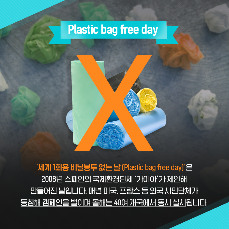 매년 7월 3일은 비닐봉투 없는 지구!  &#8220;Plastic Bag Free Day!&#8221;, 시보드 블로그