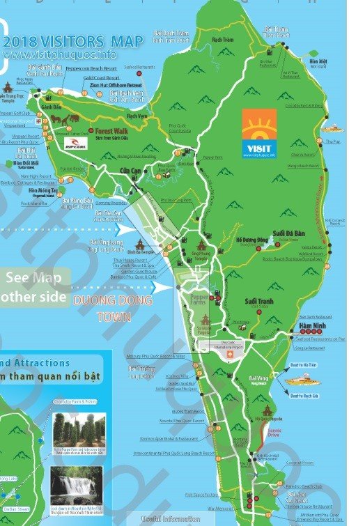 푸꾸옥 지도 및 주요 관광지 위치 안내 : 네이버 포스트