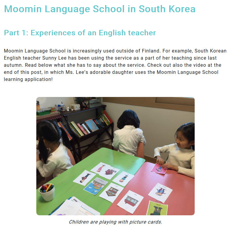 Moomin Language School 