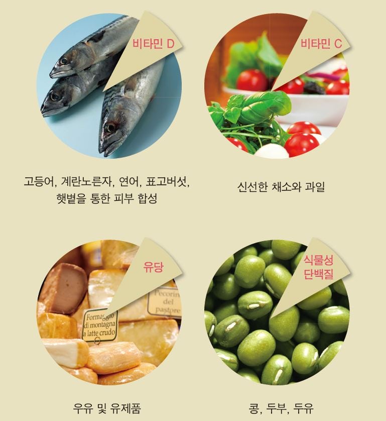 골다공증 예방에 좋은 식품