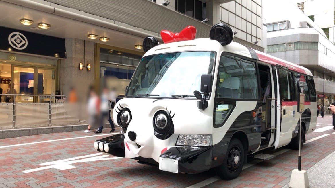 우에노와 아사쿠사간 무료이동 "팬더버스" | TokyoHug 도쿄허그