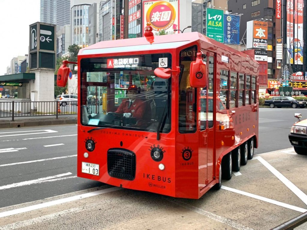 이케부쿠로내 순환 전기버스 "IKEBUS(이케버스)" | TokyoHug 도쿄허그