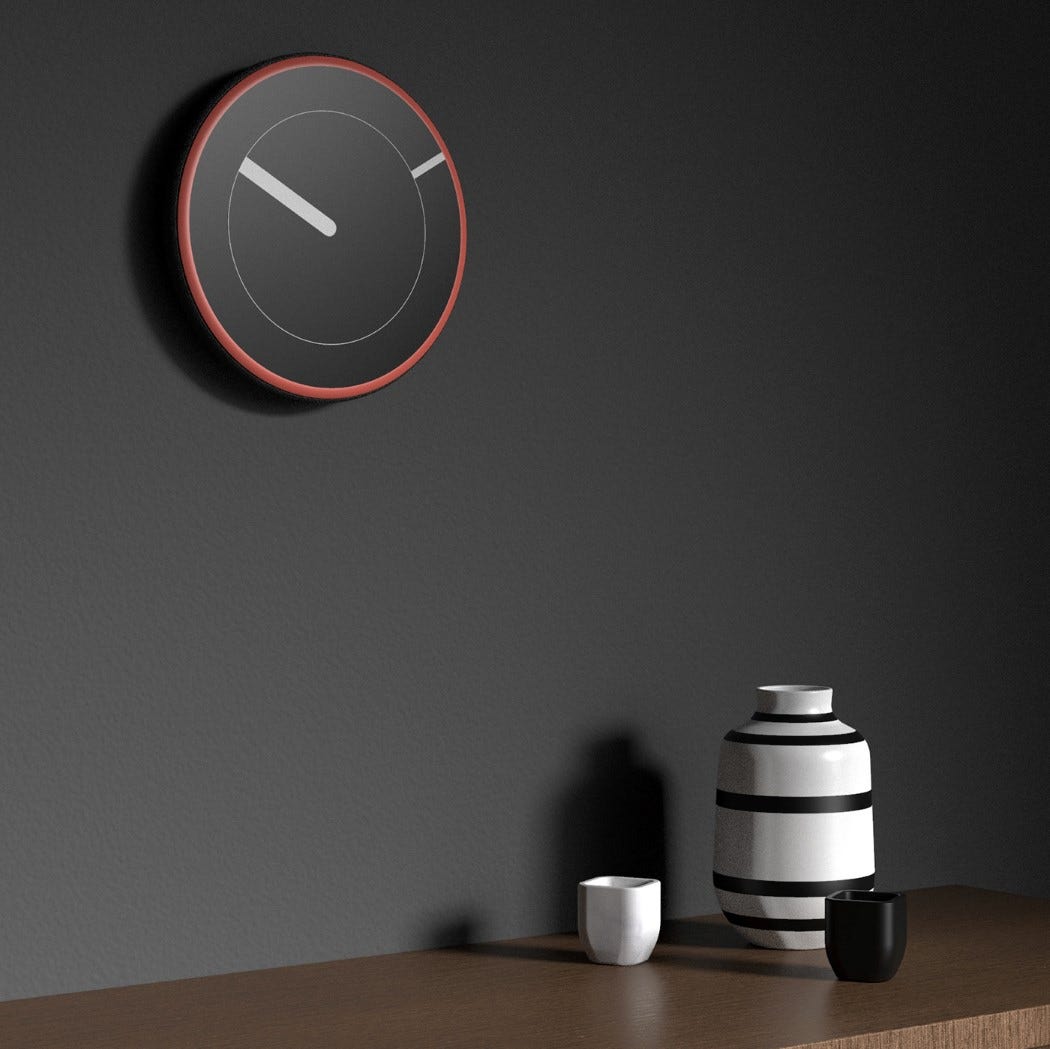 벽에 걸어 사용하는 스마트 워치 콘셉트 디자인 'Google Nest Clock' 네이버 포스트