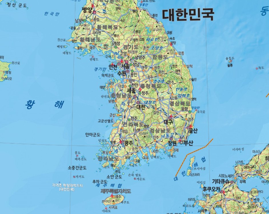 지도 보기 한국 52G ::