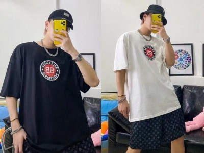 발렌시아가 BB 파리스 로고 티셔츠 / 2컬러