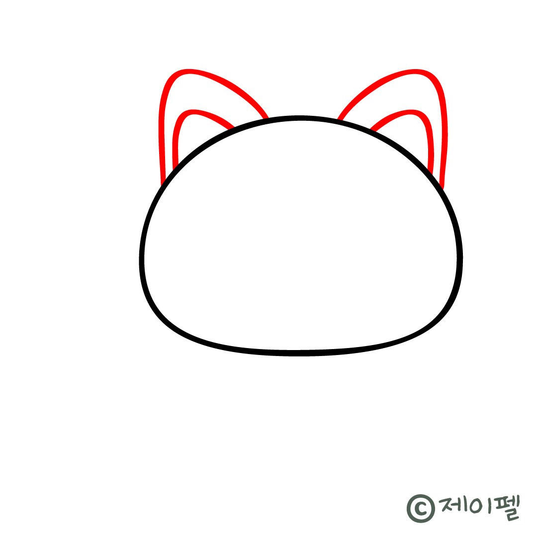 간단한 동물그림 너구리 손그림 강좌 : 네이버 포스트