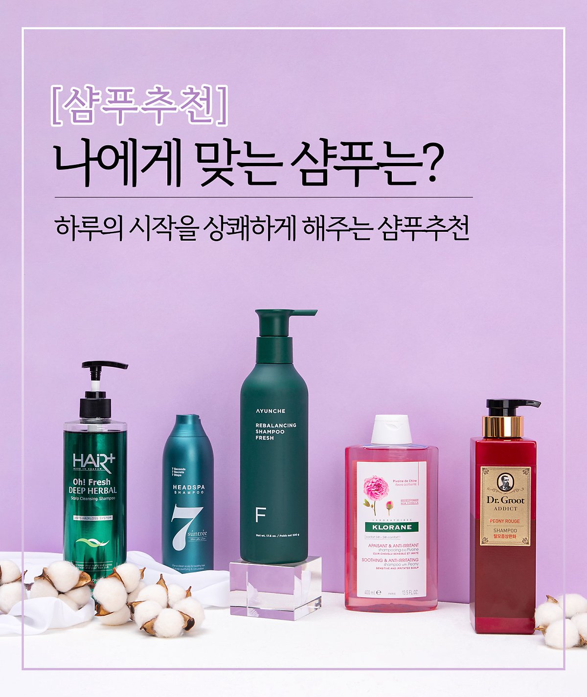 아윤채 리밸런싱 샴푸 프레시 500G - 원데이원