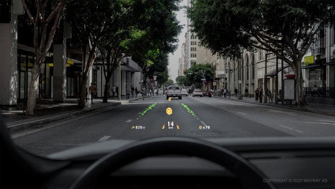 [2021 IAA]포르쉐·현대차가 투자한 웨이레이, 홀로그램 AR 신제품 공개