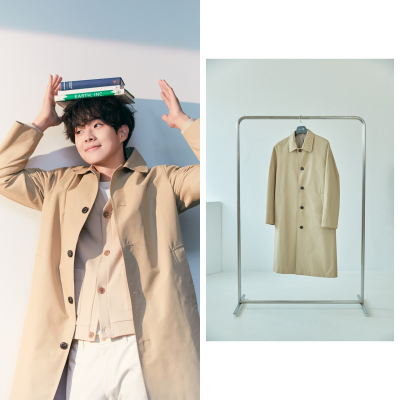 최우식이 제안하는 봄 코트 패션