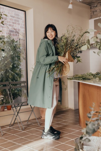 공효진 코오롱 웨더코트와 무브 여성 봄 자켓, 바람막이, 등산화 추천해요!