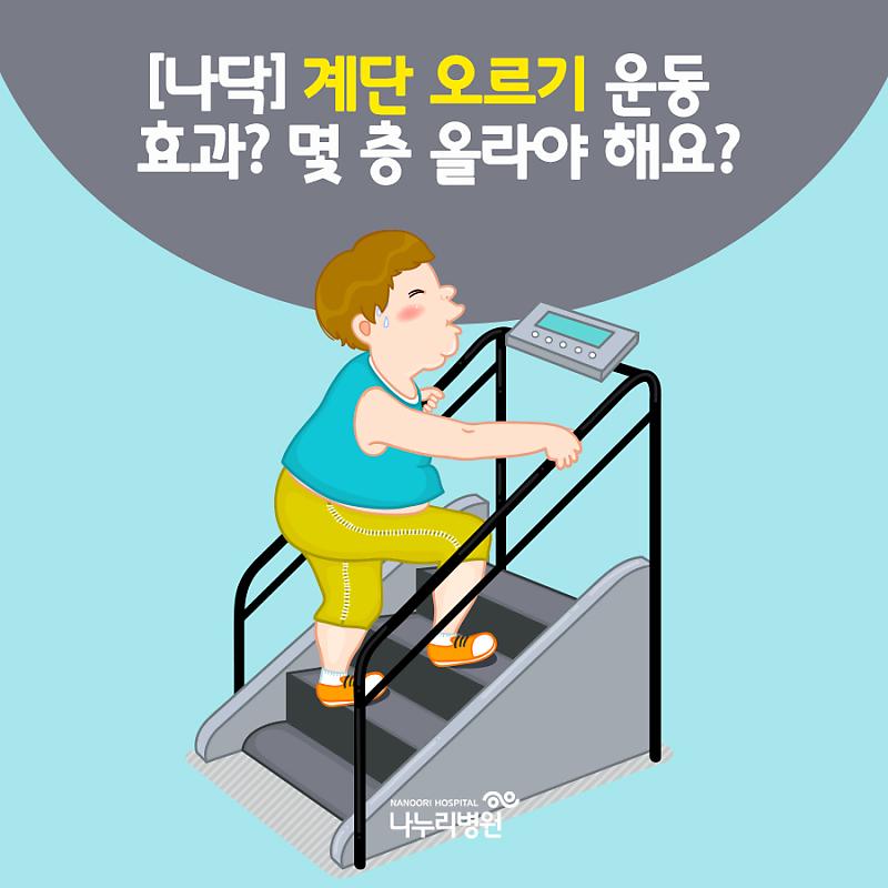 [나닥] 계단 오르기 운동 효과? 몇 층 올라야 해요? : 네이버 포스트