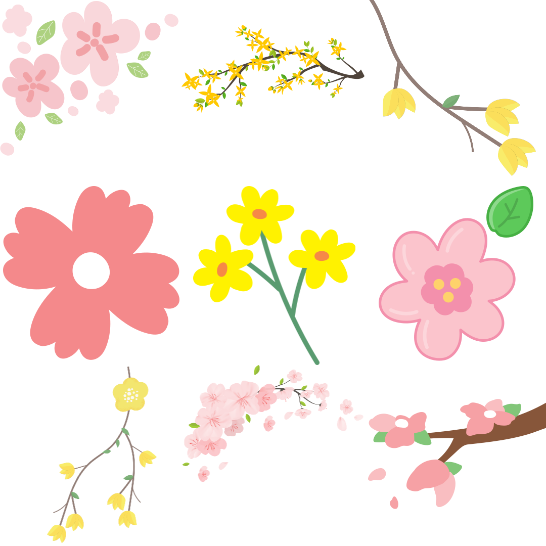 봄 이미지와 일러스트로 예쁘게해 디자인해봐요! : 네이버 포스트
