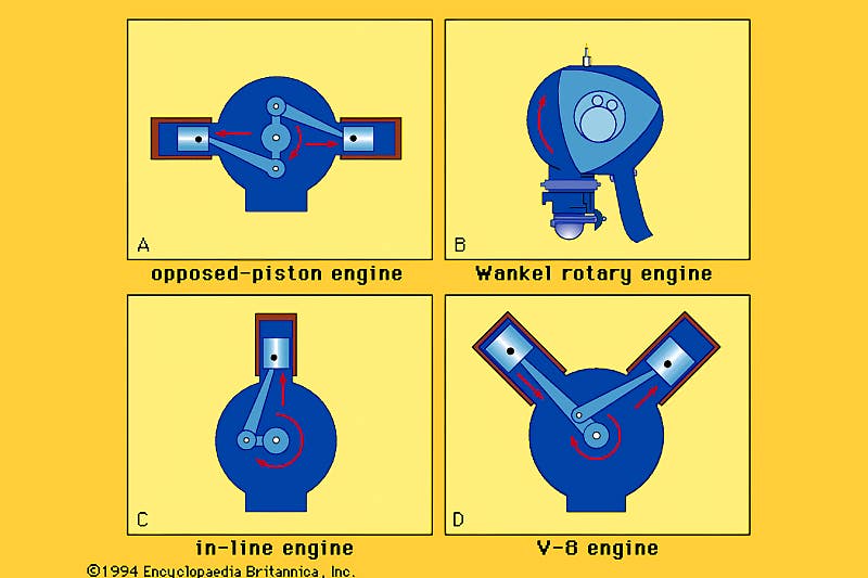 특이한 엔진을 장착한 자동차들