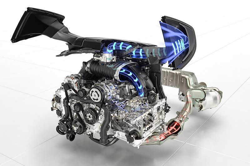 포르쉐 718 카이맨 GT4 RS에 적용된 4.0L 자연흡기 F6 엔진