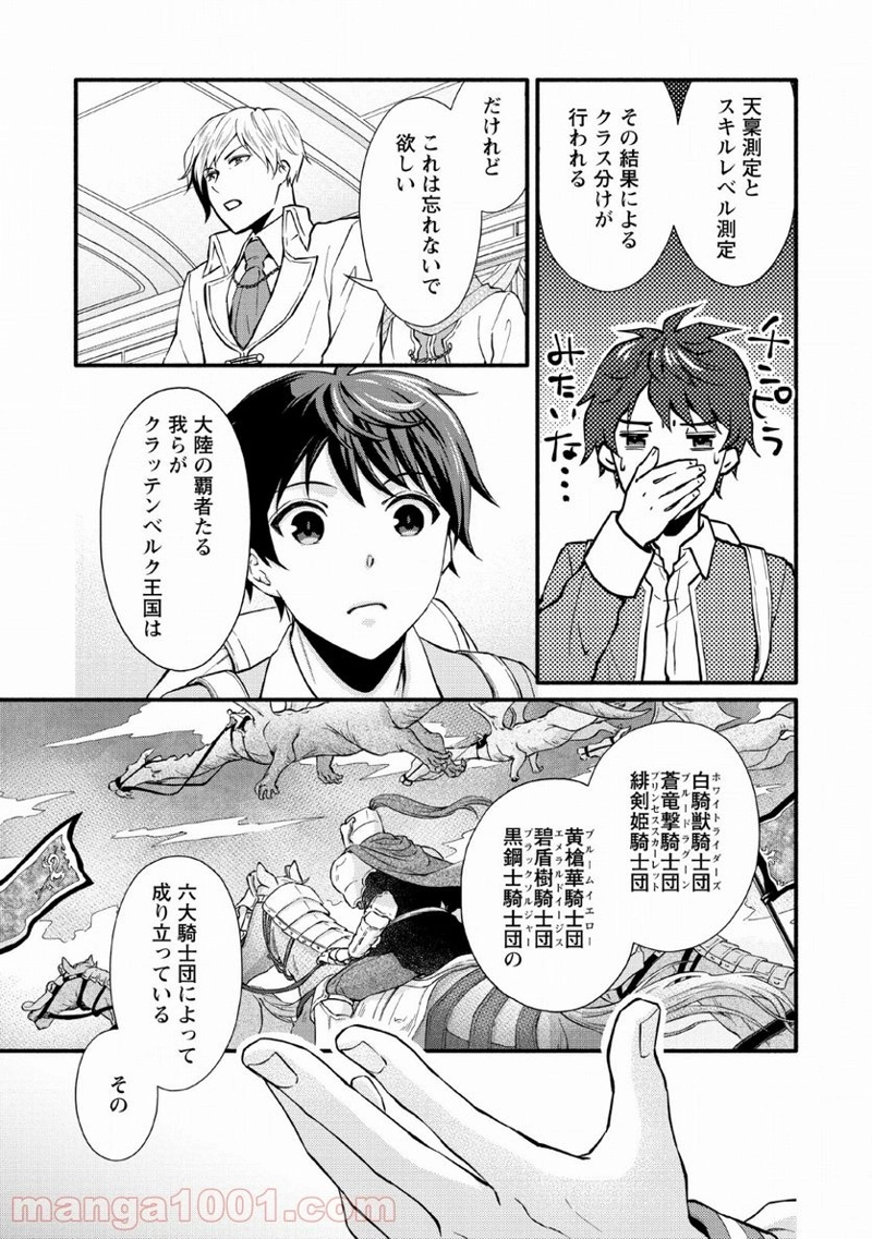 学園騎士のレベルアップ! 第1話 - Page 7