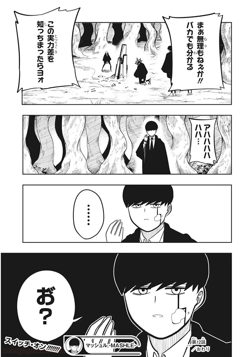 マッシュルーMASHLE- 第12話 - Page 21
