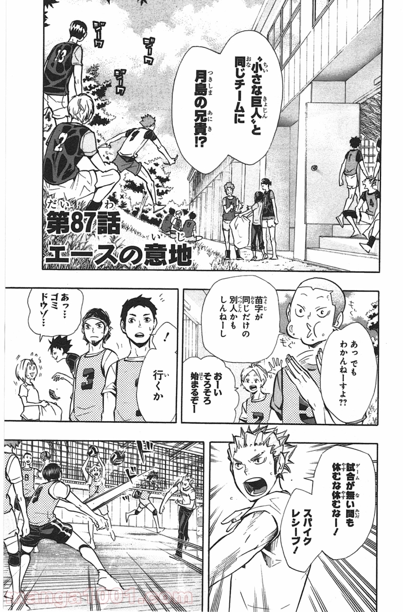 ハイキュー!! 第87話 - Page 1