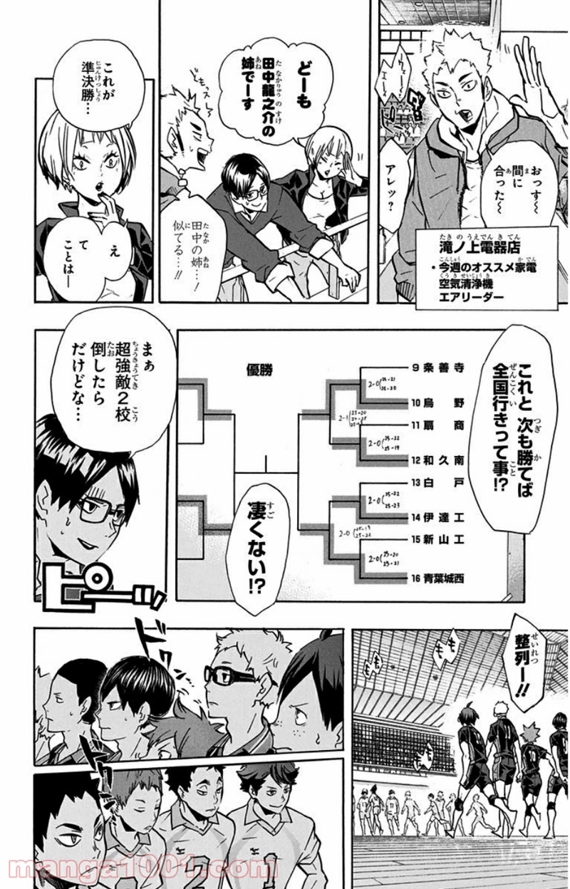 ハイキュー!! 第129話 - Page 6