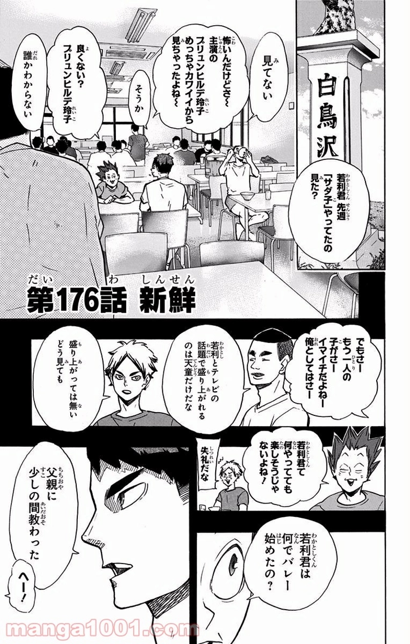 ハイキュー!! 第176話 - Page 1