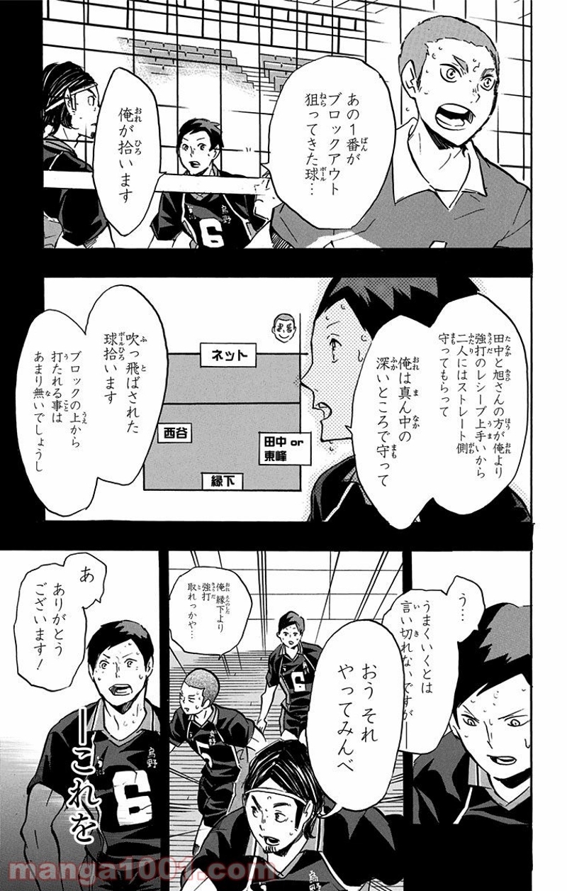 ハイキュー!! 第122話 - Page 15
