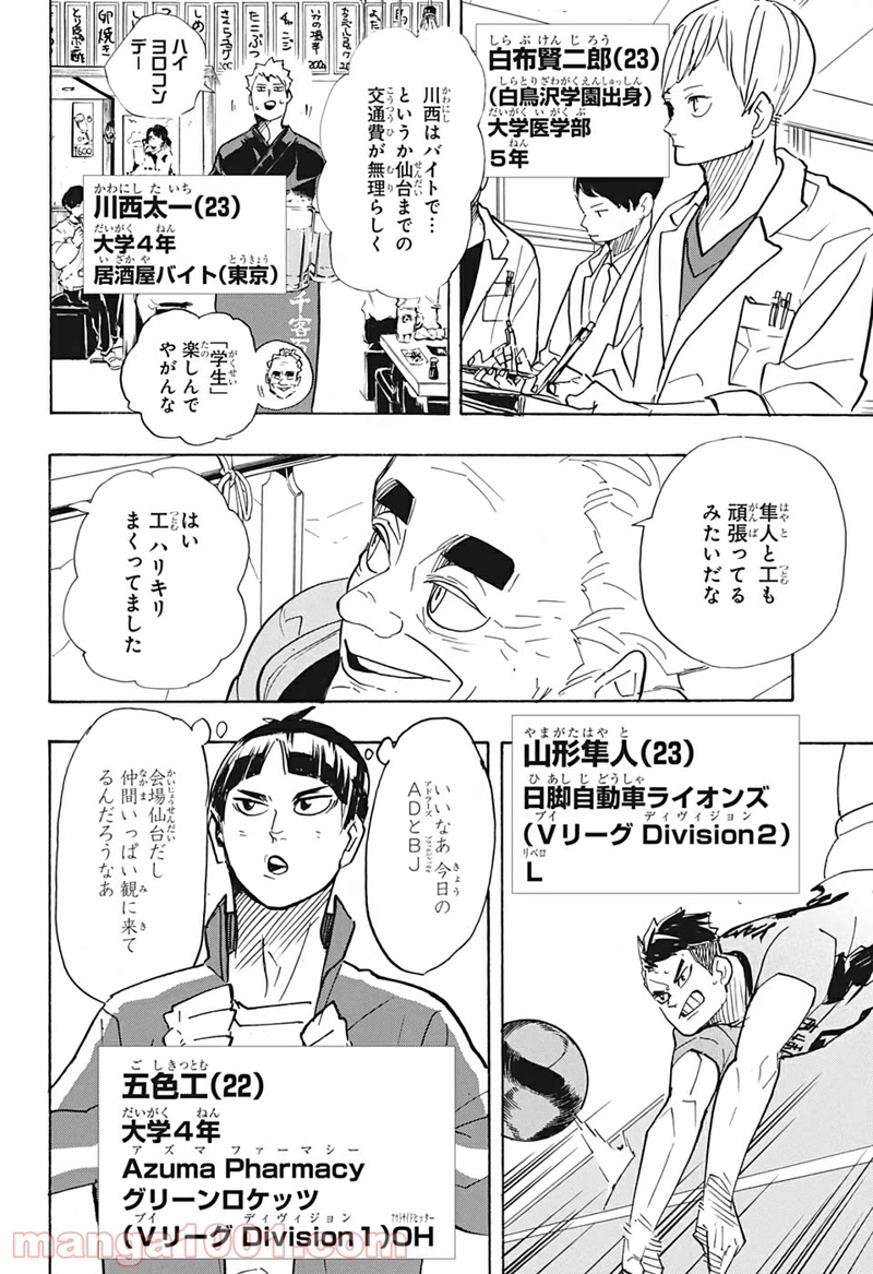ハイキュー!! 第380話 - Page 2