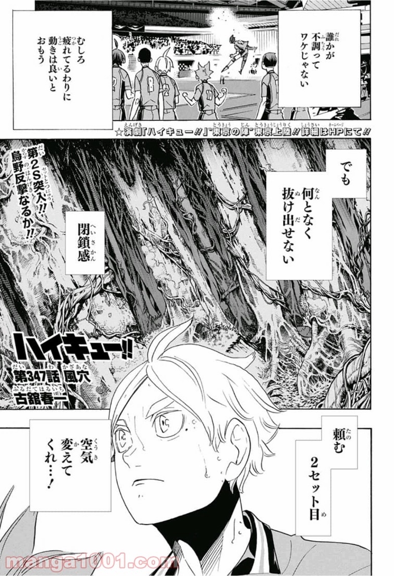 ハイキュー!! 第347話 - Page 1