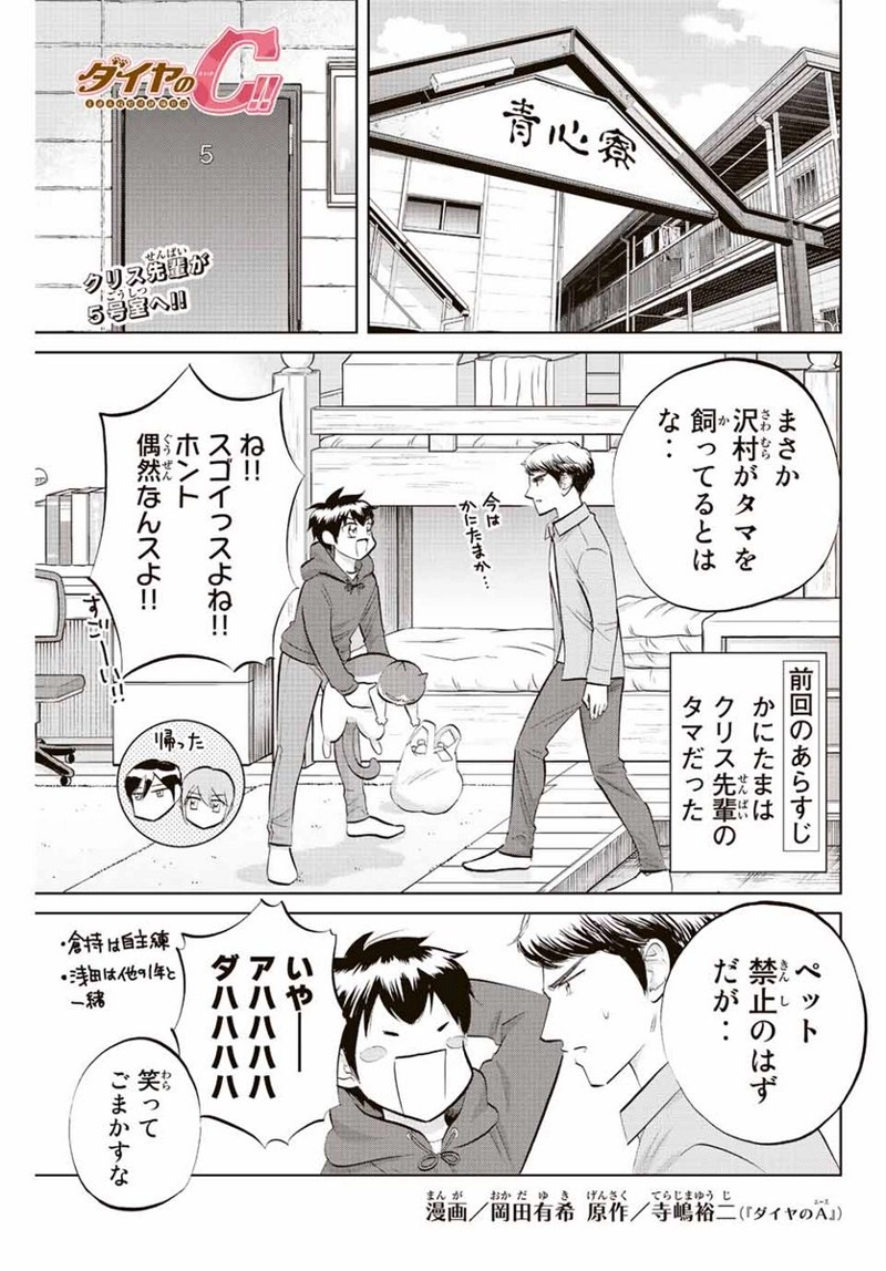 ダイヤのC!! 青道高校野球部猫日誌 第26話 - Page 1