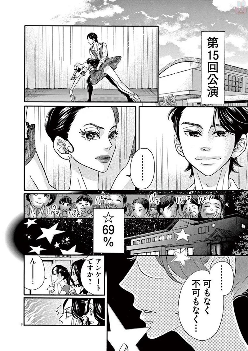ダンス・ダンス・ダンスール 第76話 - Page 8