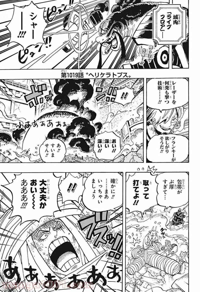 ワンピース 第1019話 - Page 3