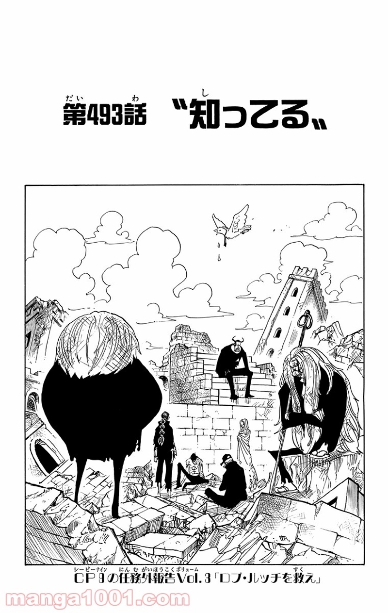 ワンピース 第493話 - Page 1