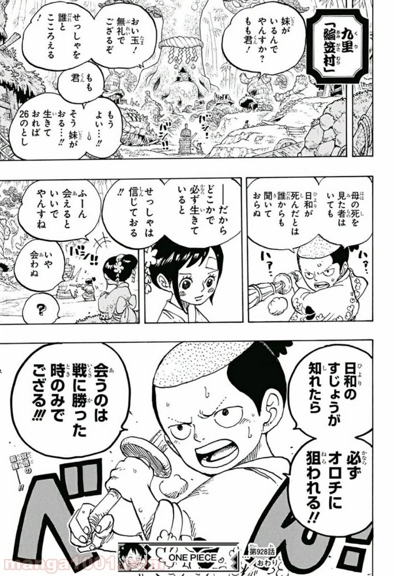 ワンピース 第928話 - Page 17