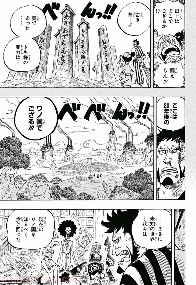 ワンピース 第920話 - Page 11