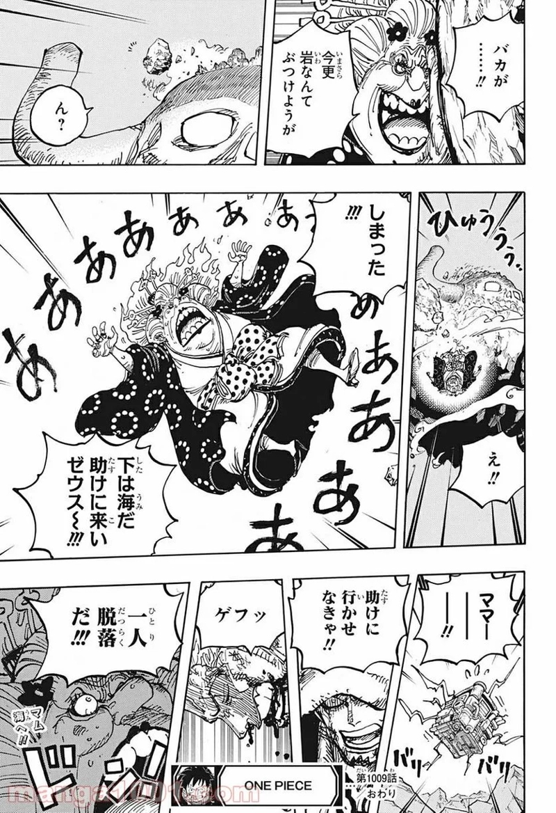 ワンピース 第1009話 - Page 17