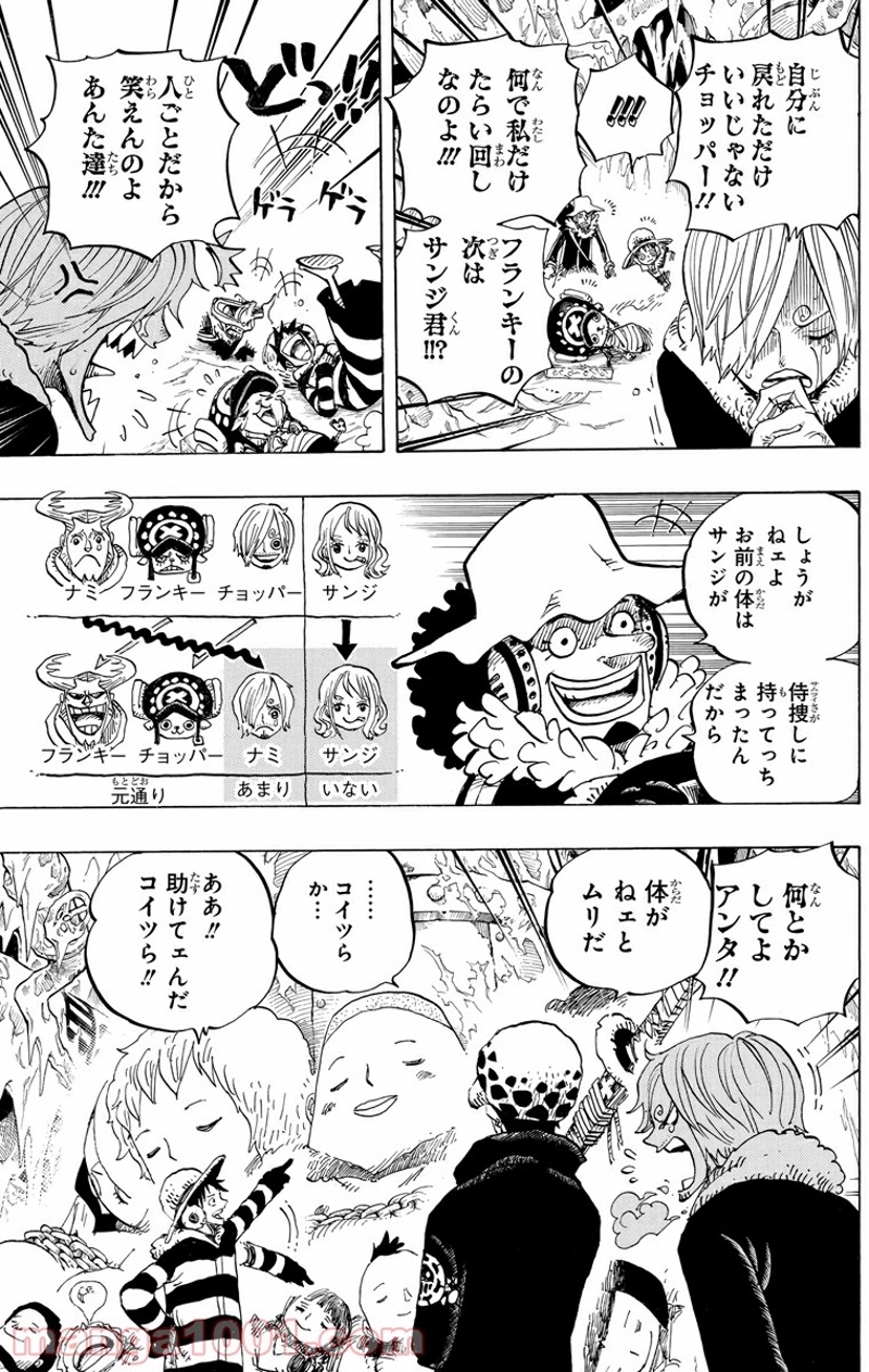 ワンピース 第668話 - Page 12