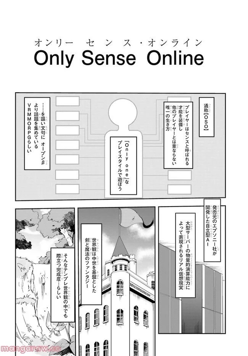 Only Sense Online ‐オンリーセンス・オンライン‐ 第1話 - Page 17