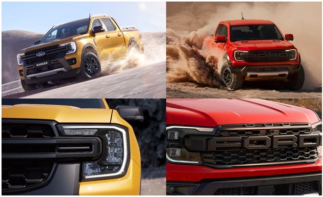 왼쪽이 와일드트랙, 오른쪽이 랩터