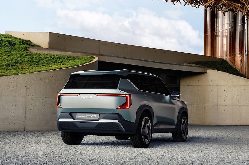 기아 EV5 콘셉트 후면부