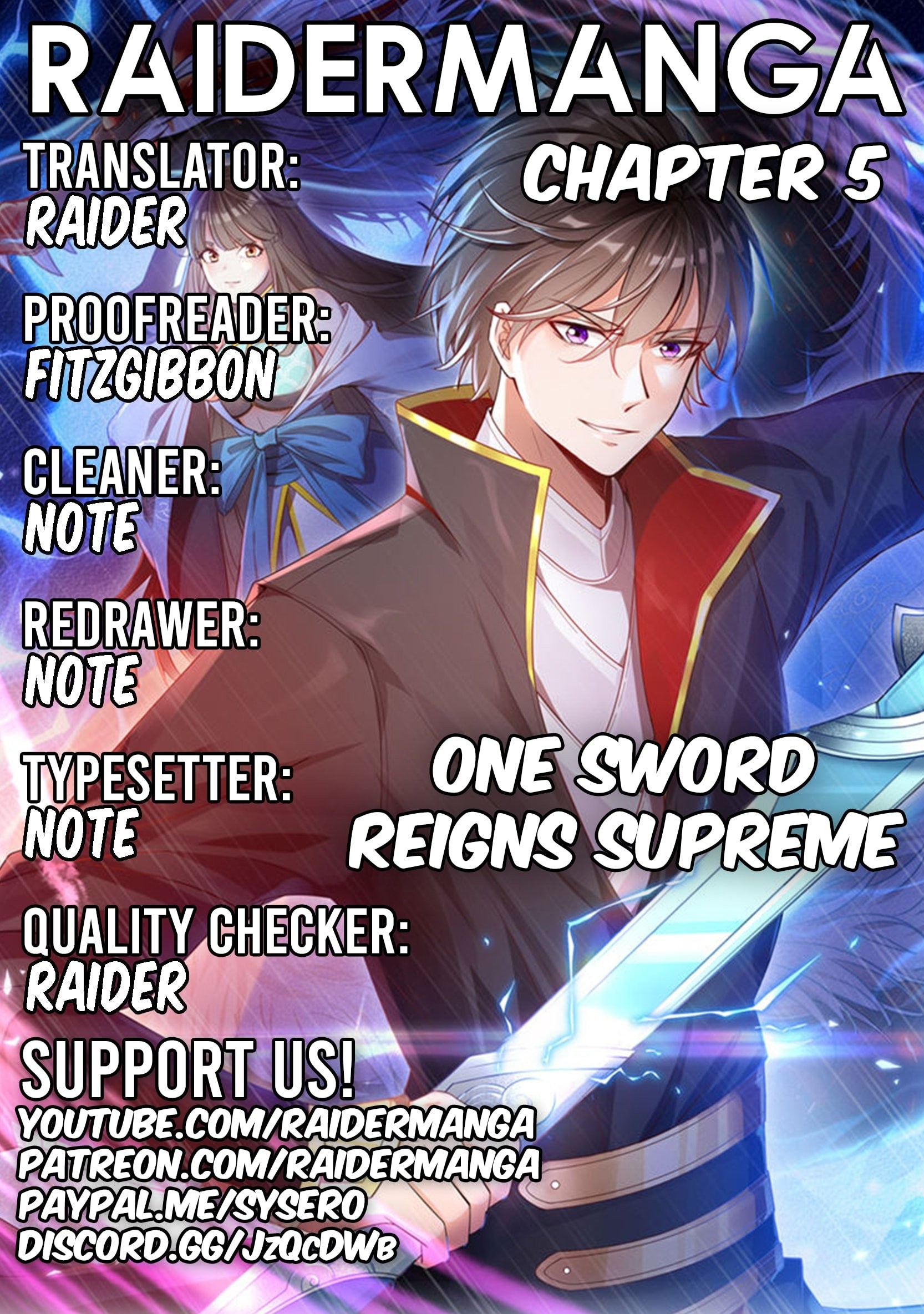 One Sword Reigns Supreme Chapter 5 - 1